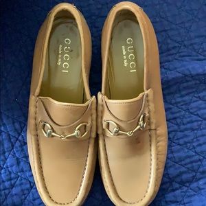 Gucci Leather Horsebit Loafers